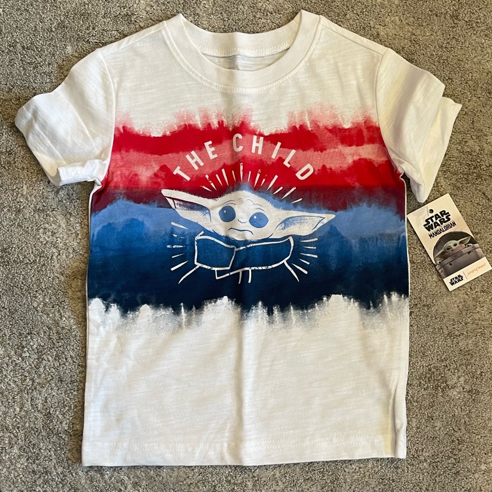 Kohl's Star Wars The Child Tie-Dye Tee - Red & Blue